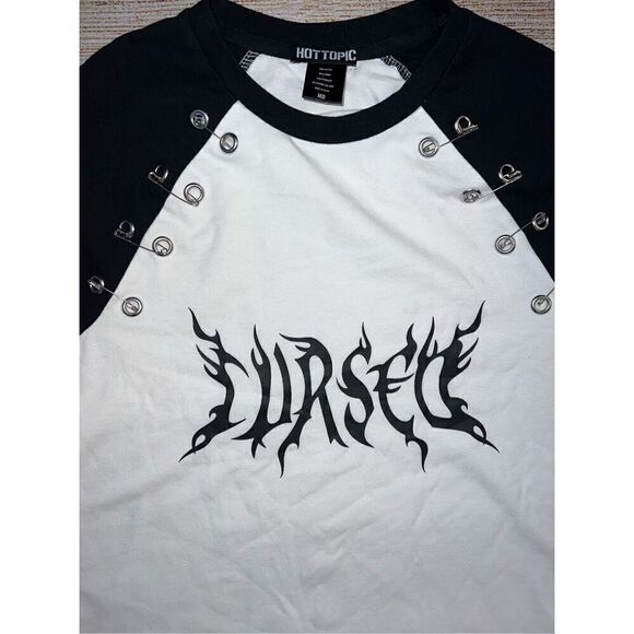 Cursed Grommet Girls Crop T-Shirt (Med) - Picture 3 of 6